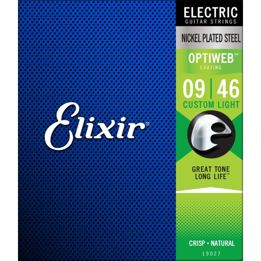 Elixir 19027 OPTIWEB Light, Струни за електрическа китара 09-46