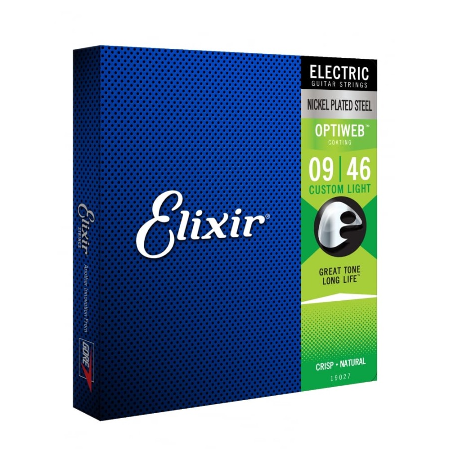 Elixir 19027 OPTIWEB Light, Струни за електрическа китара 09-46