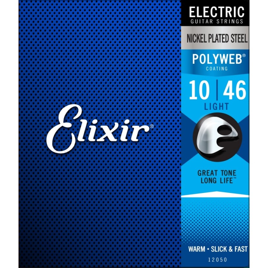 Elixir 12050 POLIWEB Light, Струни за електрическа китара 10-46