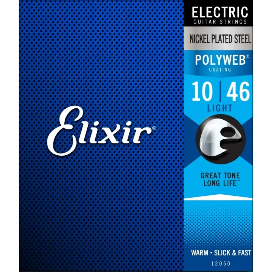 Elixir 12050 POLIWEB Light, Струни за електрическа китара 10-46