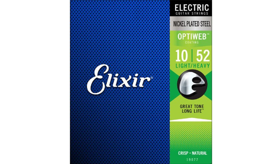 Elixir 19077 OPTIWEB Light/Heavy, Струни за електрическа китара 10-52