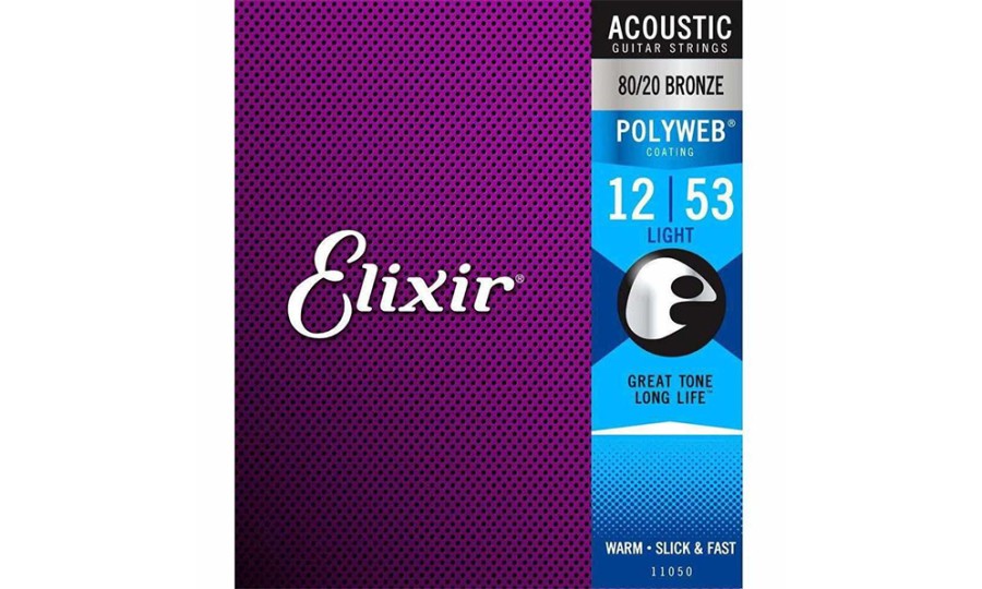 Elixir 11050 POLYWEB Light, Струни за акустична китара 12-53