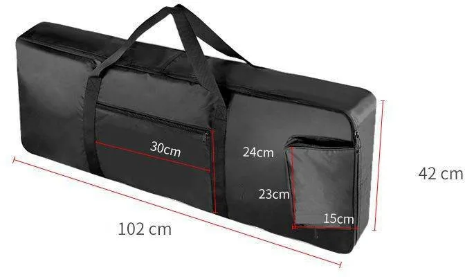 Калъф за синтезатор 61 клавиша Hard Bag QB03CM