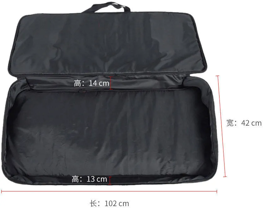 Калъф за синтезатор 61 клавиша Hard Bag QB03CM