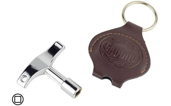 Ключ за ударни Hayman drum key T-model, В комплект с кожен калъф