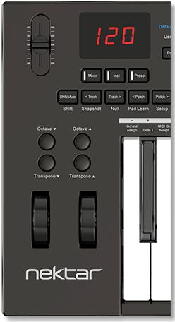 MIDI клавиатура Nektar Impact LX25+