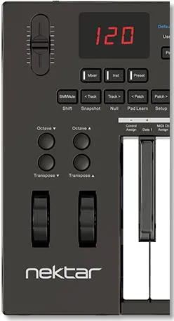 MIDI клавиатура Nektar Impact LX25+