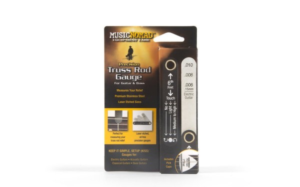 Music Nomad Precision Truss Rod Gauge with Pick Capo