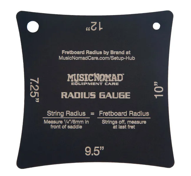 Music Nomad Precision Radius Gauge Set 2 Pak