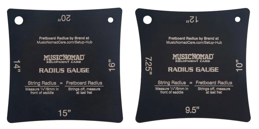 Music Nomad Precision Radius Gauge Set 2 Pak