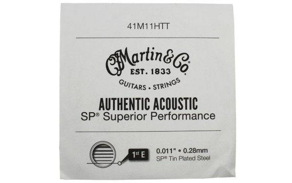 Martin 41M11HTT, Единична струна за акустична китара, Размер 0.11, E