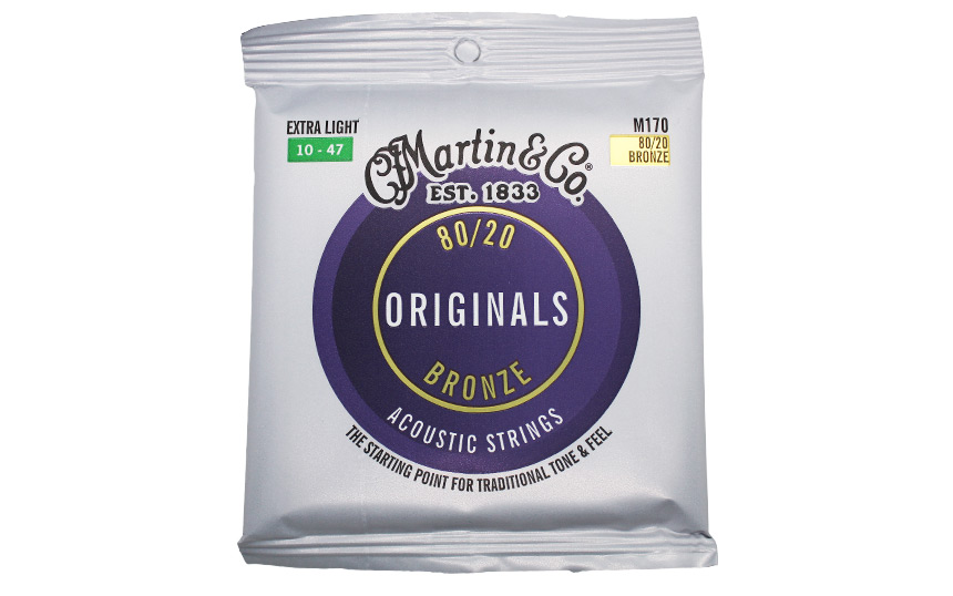 Martin M170 Originals, Струни за акустична китара 10-47