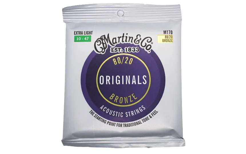 Martin M170 Originals, Струни за акустична китара 10-47