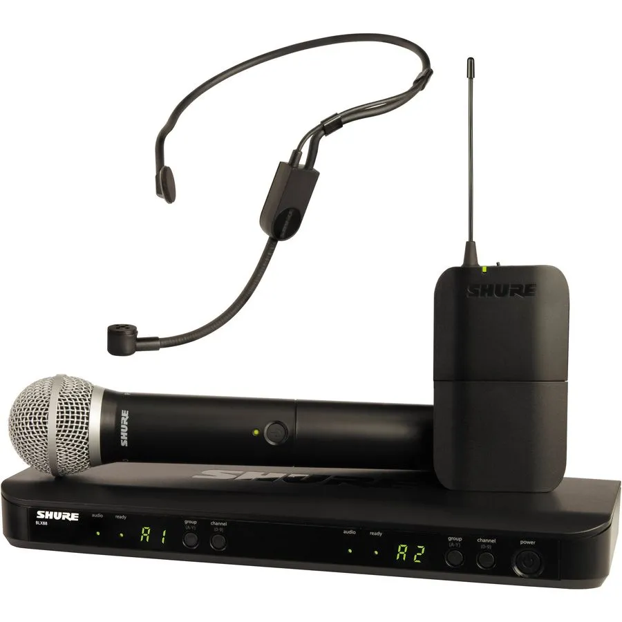 SHURE BLX1288E/P31 - Комбиниран безжичен микрофон
