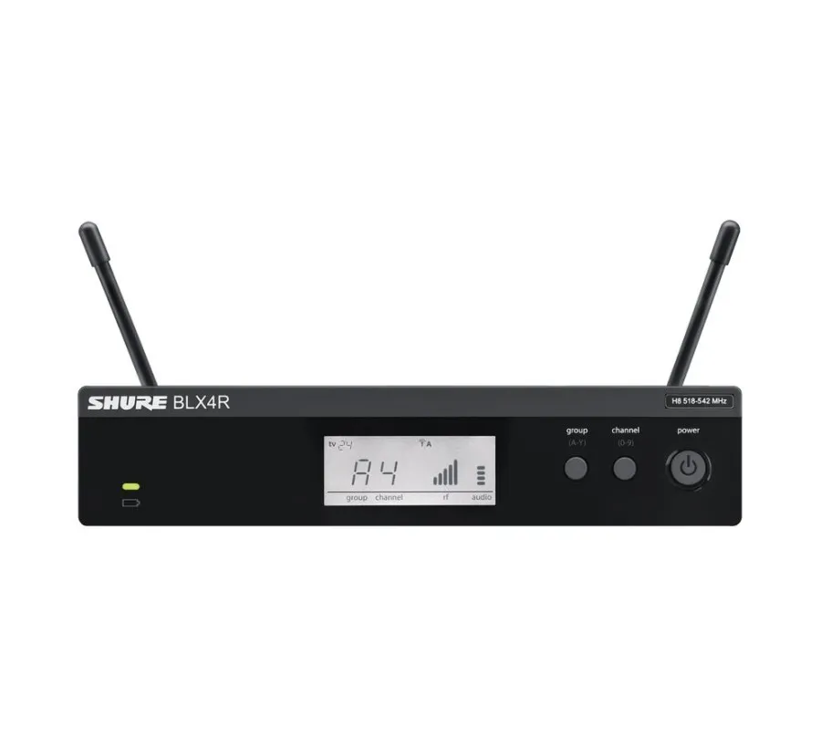 Shure BLX14R/MX53, Rackable