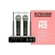 Безжичен микрофон Novox FREE H2, Двоен