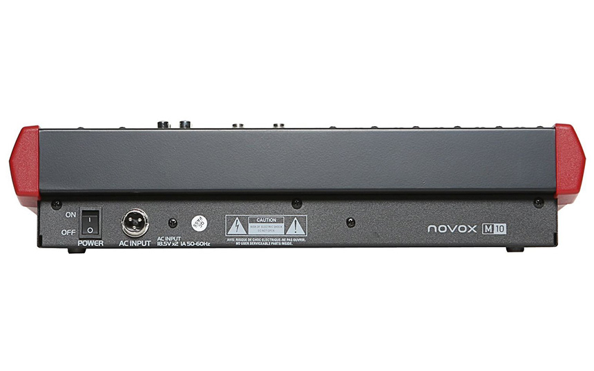 Аудио миксер Novox M10, 8 канала, Вградени ефекти, Bluetooth/MP3