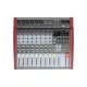 Аудио миксер с вграден усилвател Novox M10P, 2x300W, 8 канала, Вградени ефекти, Bluetooth/MP3