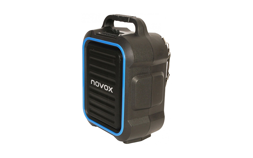 Активна караоке тонколона Novox Mobilite Blue, 6.5", 60W, Синя/Черна