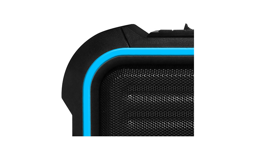 Активна караоке тонколона Novox Mobilite Blue, 6.5", 60W, Синя/Черна