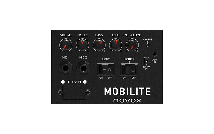 Активна караоке тонколона Novox Mobilite Blue, 6.5", 60W, Синя/Черна
