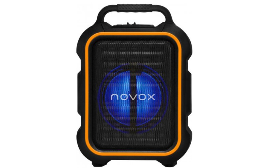Активна караоке тонколона Novox Mobilite Orange, 6.5", 60W, Оранжева/Черна