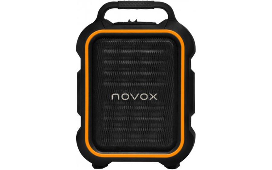 Активна караоке тонколона Novox Mobilite Orange, 6.5", 60W, Оранжева/Черна