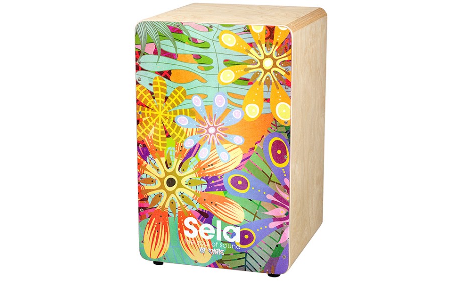 Sela - кахон Art Series Flower Power