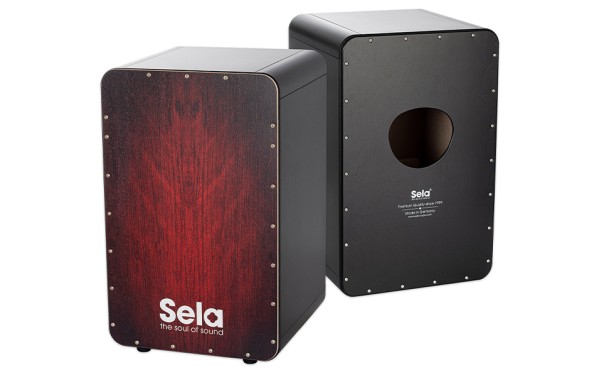 Sela- кахон CaSela Black Pro Red Dragon