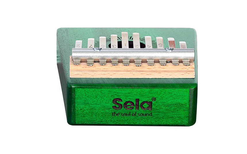 Калимба Sela 10 Mahogany - зелена