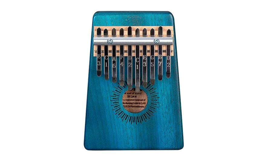 Калимба Sela 10 Mahogany - синя