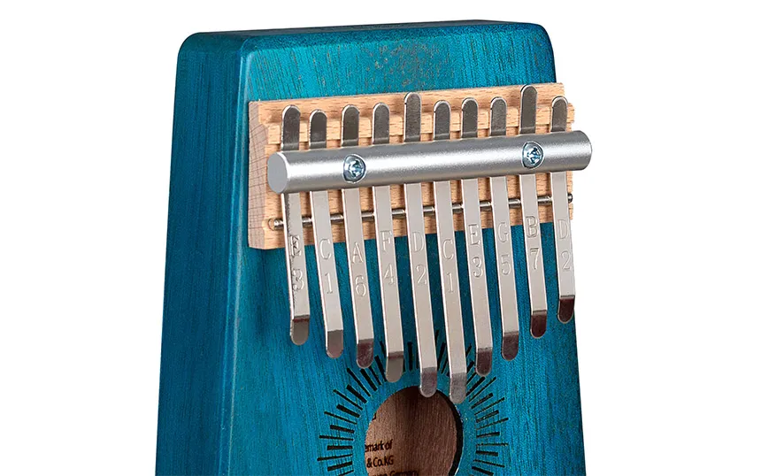 Калимба Sela 10 Mahogany - синя