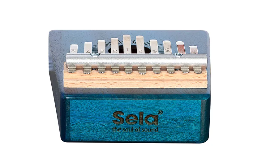 Калимба Sela 10 Mahogany - синя