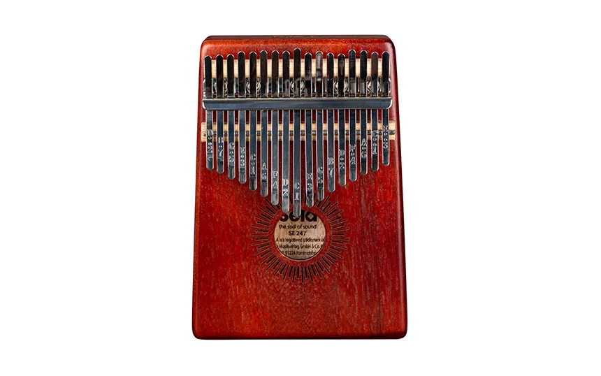 Калимба Sela 17 Mahogany - червена