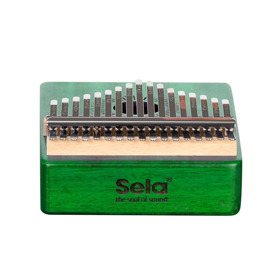 Калимба Sela 17 Mahogany - зелена