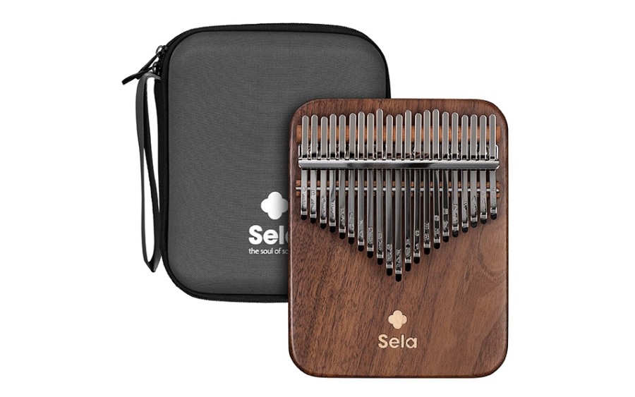 Sela - калимба 21 - Black Walnut Solid