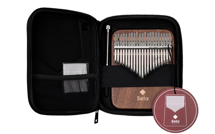 Sela - калимба 21 - Black Walnut Solid