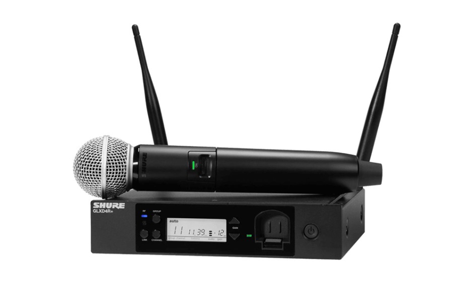 Shure GLXD24R+/SM58, Rackable
