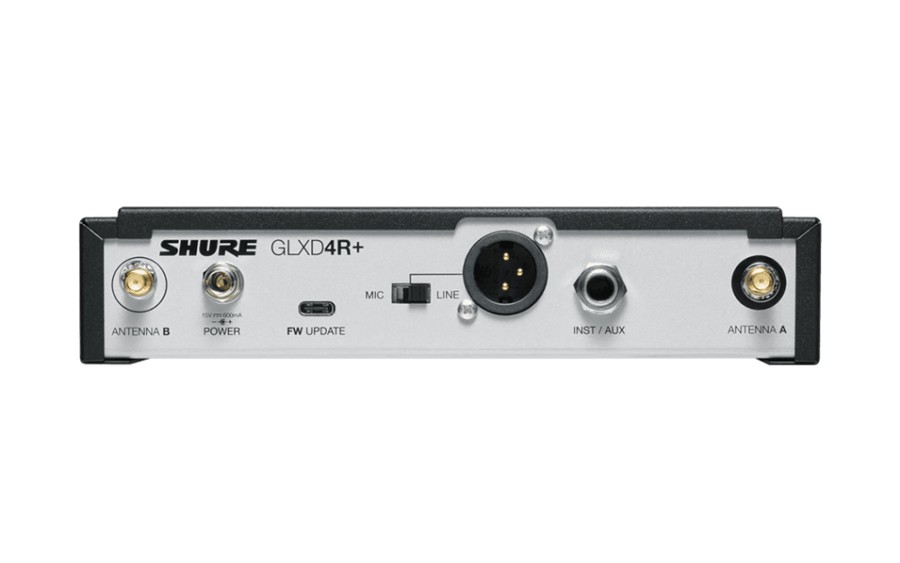 Shure GLXD24R+/SM58, Rackable