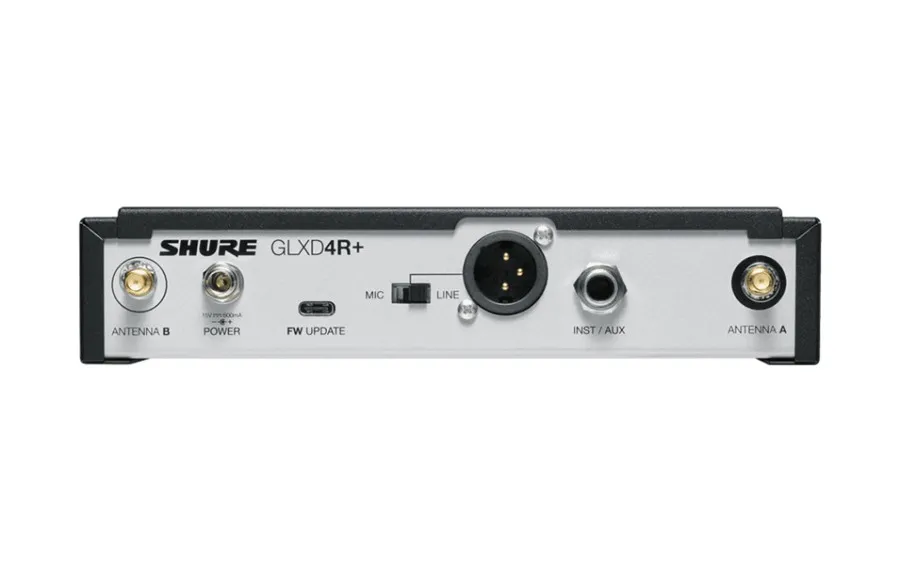 Shure GLXD24R+/SM58, Rackable
