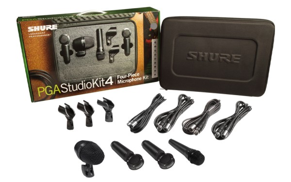 Комплект микрофони за барабани SHURE PGASTUDIOKIT4