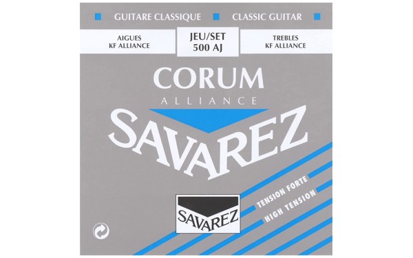 Savarez 500AJ Alliance/Corum, Струни за класическа китара, Силно напрежение