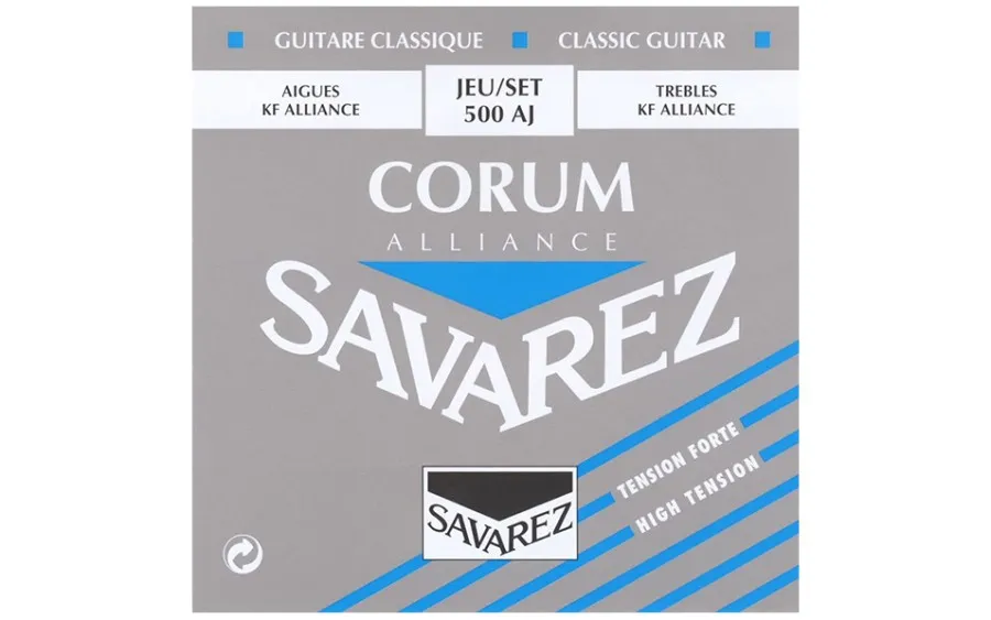 Savarez 500AJ Alliance/Corum, Струни за класическа китара, Силно напрежение