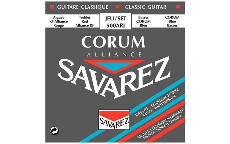 Savarez 500ARJ Alliance/Corum, Струни за класическа китара, Смесено напрежение
