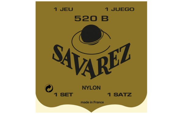 Savarez 520B, Струни за класическа китара, Ниско напрежение