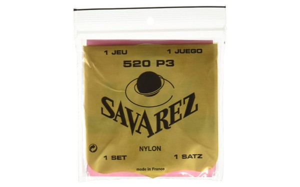 Savarez 520P3, Струни за класическа китара, Нормално напрежение