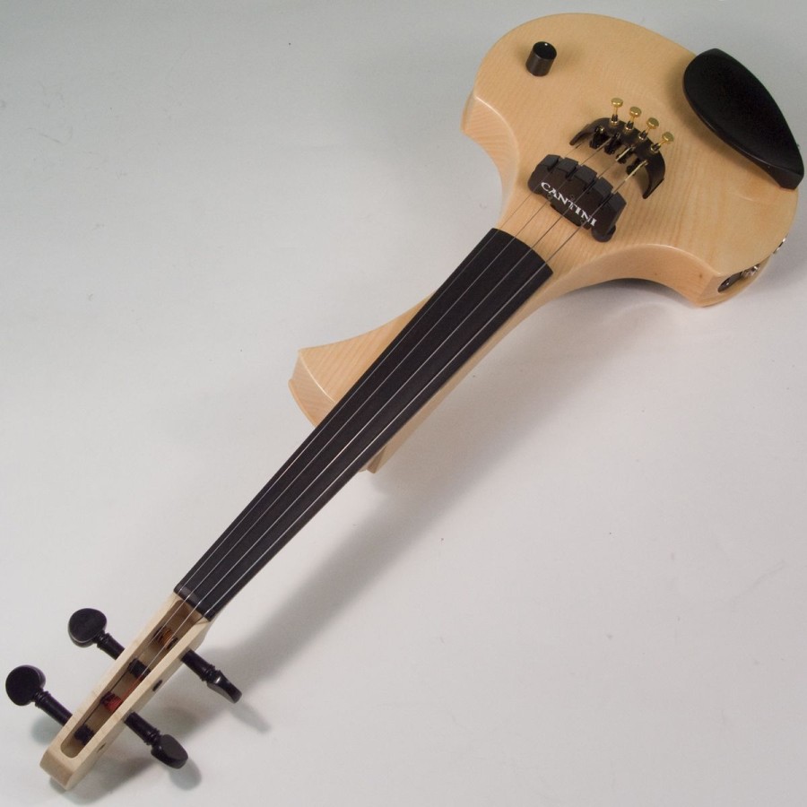 4 струнна Електрическа Цигулка Cantini Earphonic Natural Wood