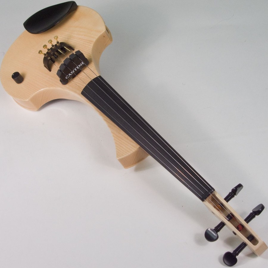 4 струнна Електрическа Цигулка Cantini Earphonic Natural Wood