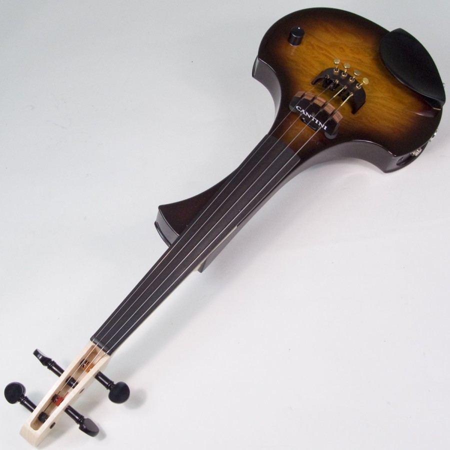 4 струнна Електрическа Цигулка Cantini Earphonic Ochietto Tabacco Burst