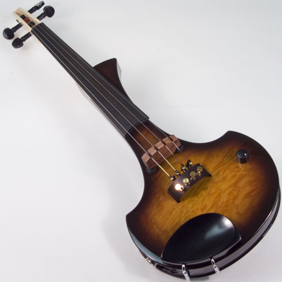 4 струнна Електрическа Цигулка Cantini Earphonic Ochietto Tabacco Burst